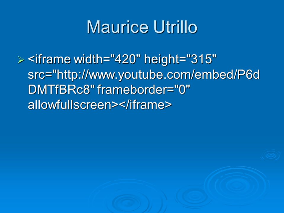 Maurice Utrillo  