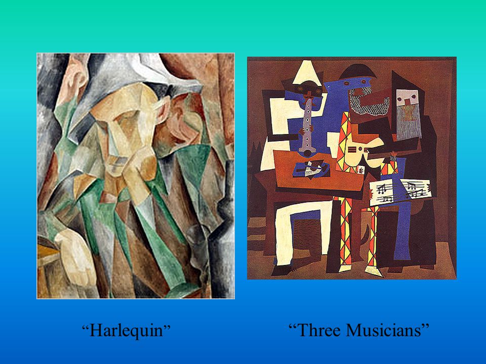 Harlequin Three Musicians