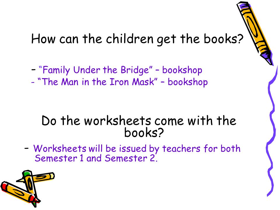 How can the children get the books.