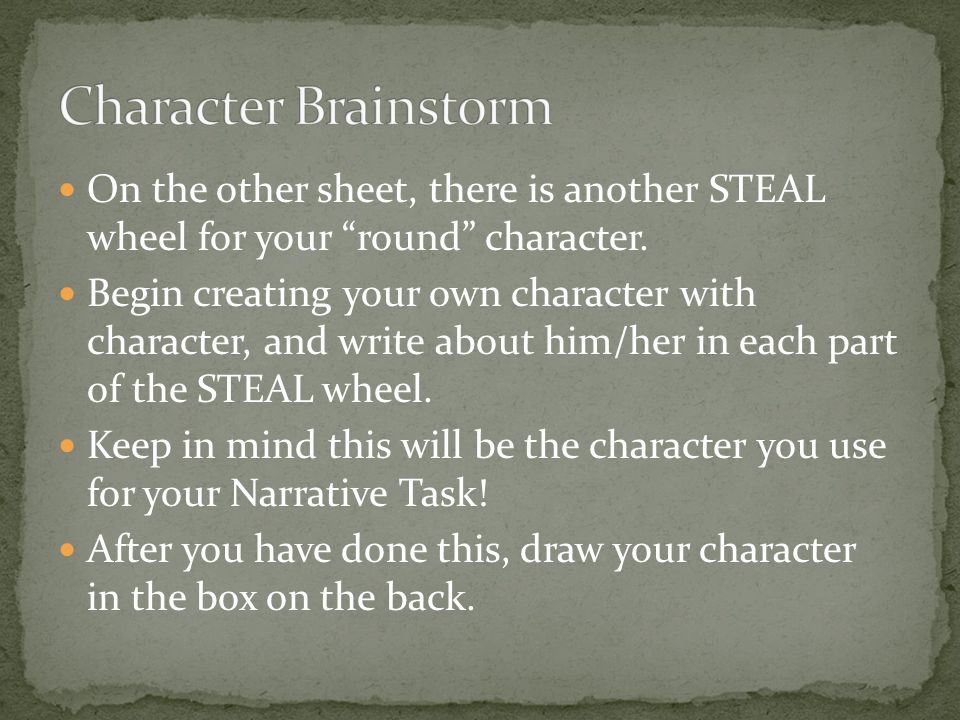 On the other sheet, there is another STEAL wheel for your round character.