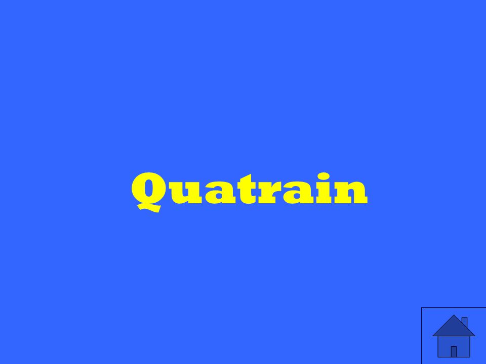 Quatrain