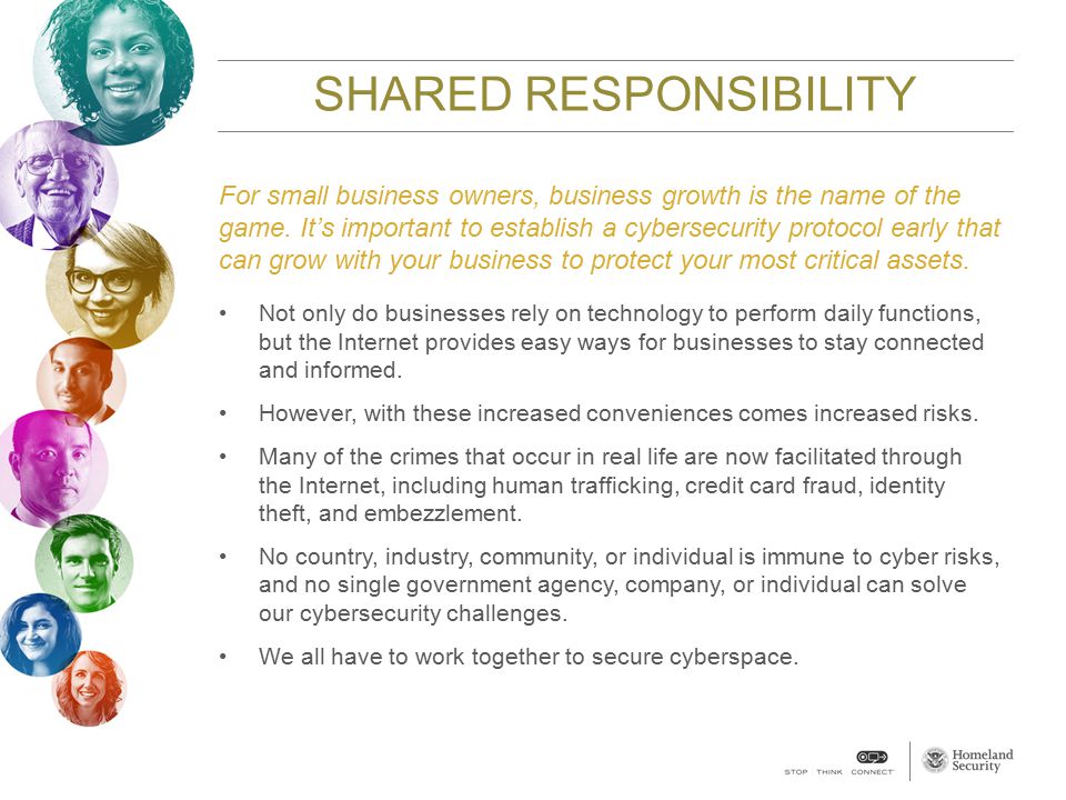 SHARED RESPONSIBILITY For small business owners, business growth is the name of the game.