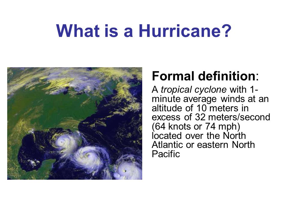 What is a Hurricane.