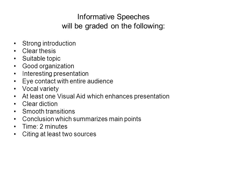 expository speech topics high school
