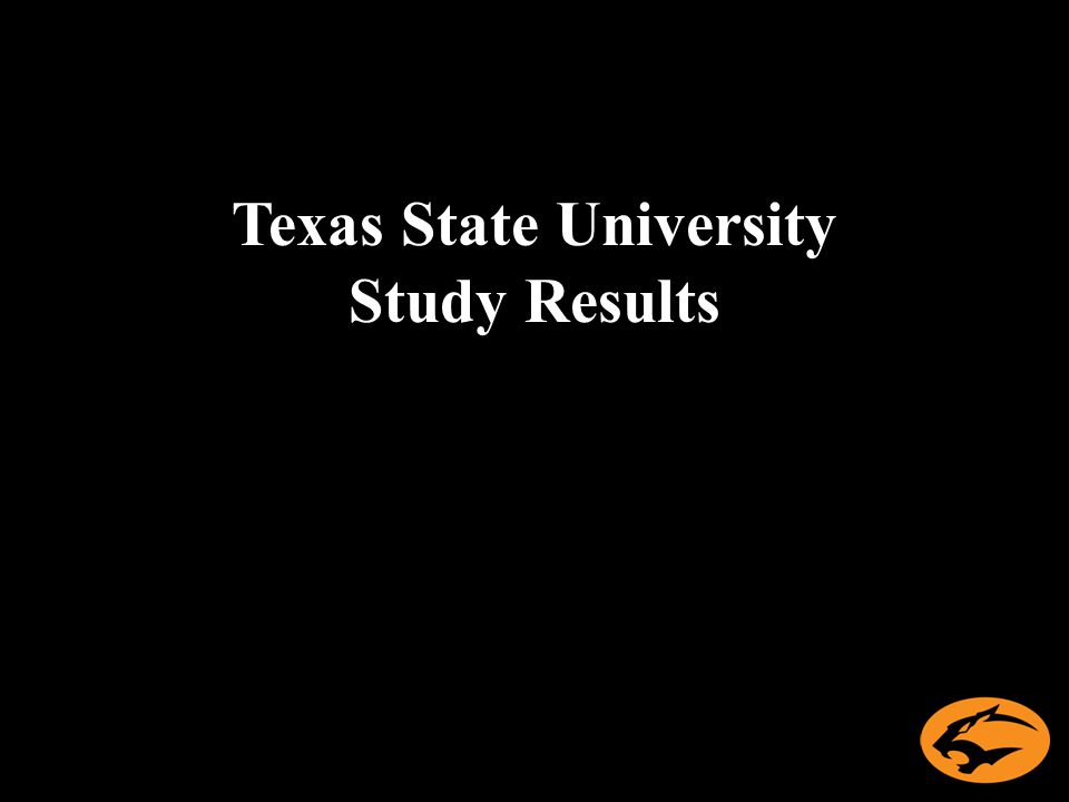 Texas State University Study Results
