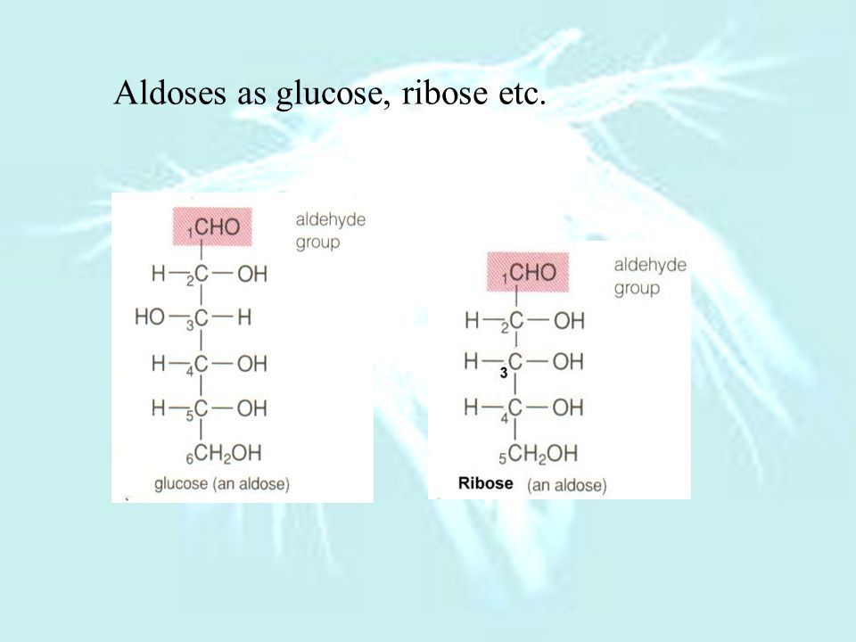 That exceptional carbon may carry An aldehyde group (if it is a terminal carbon) Or a ketone group (if it is a central carbon).