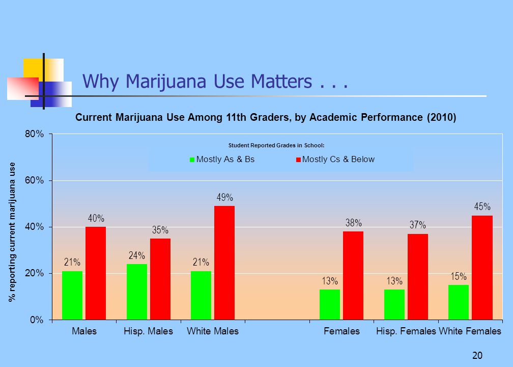 20 Why Marijuana Use Matters...