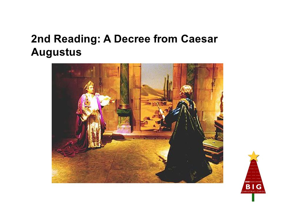 2nd Reading: A Decree from Caesar Augustus