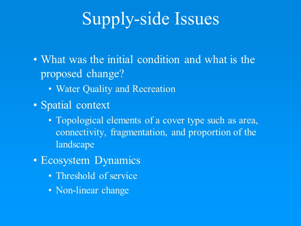 What was the initial condition and what is the proposed change.