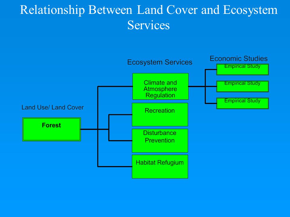Relationship Between Land Cover and Ecosystem Services