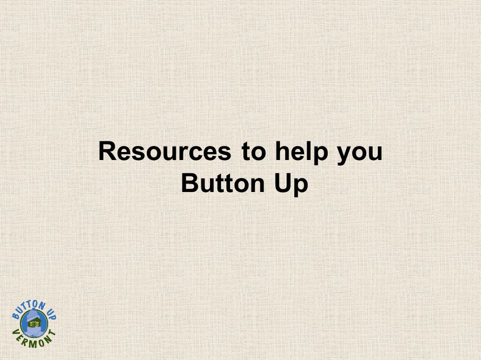 Resources to help you Button Up