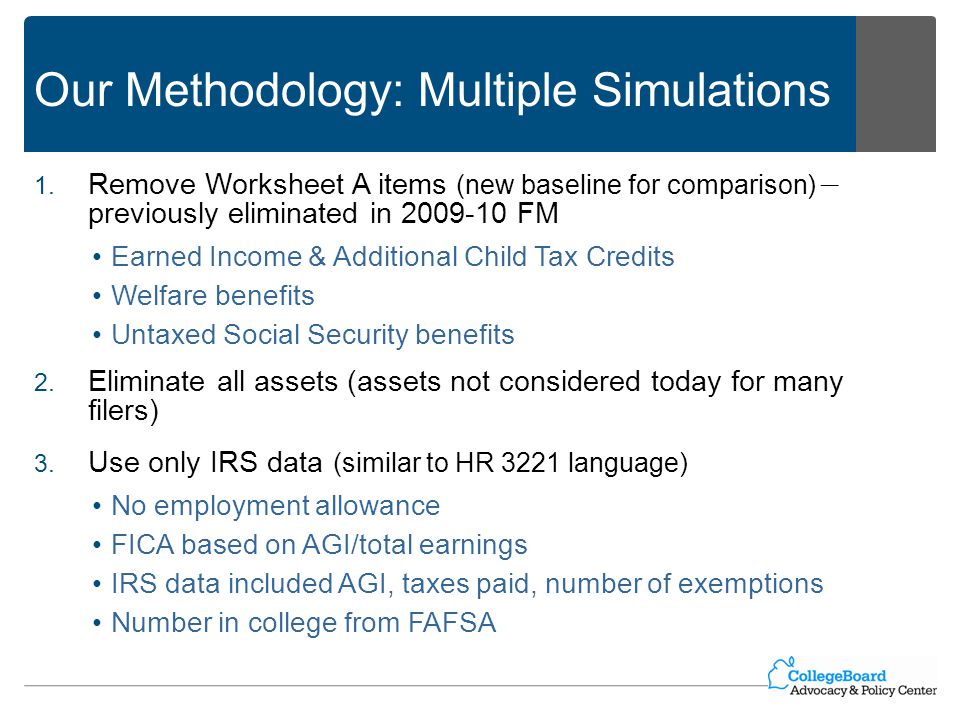 Our Methodology: Multiple Simulations 1.