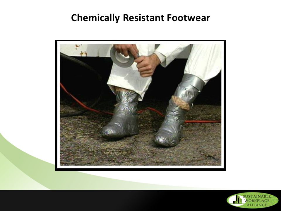 Chemically Resistant Footwear