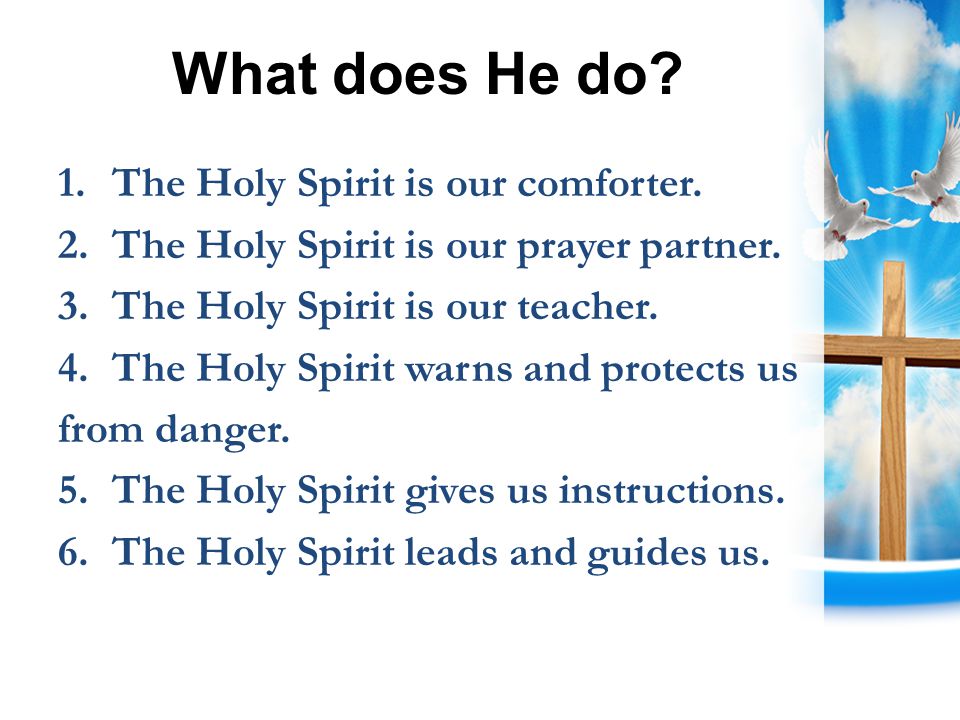 The Holy Spirit Our Helper pt. 2 John 14:25-26 November 18, ppt download
