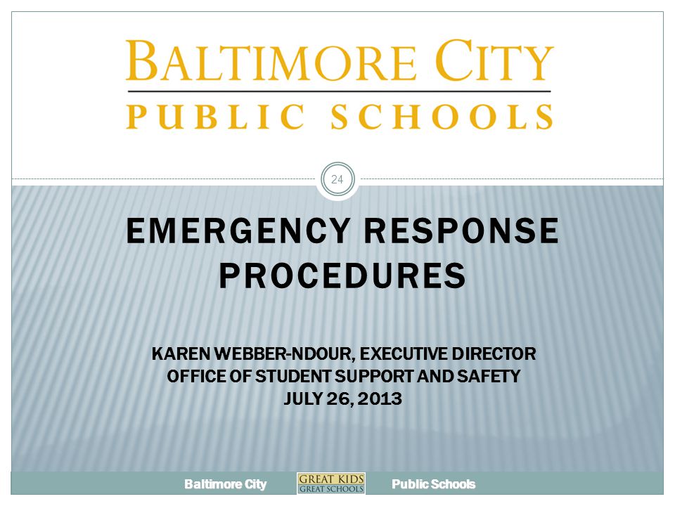 Baltimore City Public Schools 24
