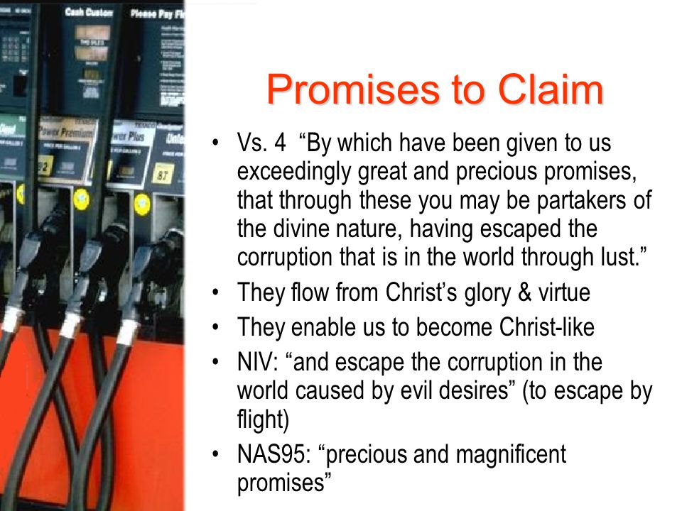 Promises to Claim Vs.
