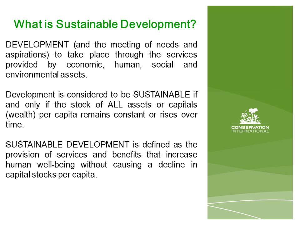 What is Sustainable Development.