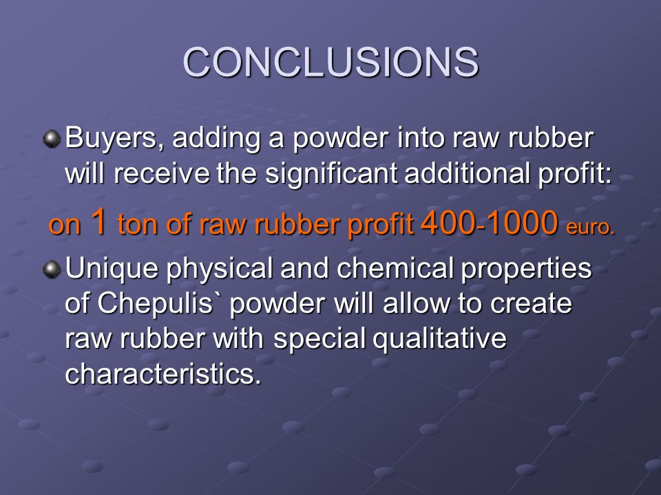 raw rubber buyers