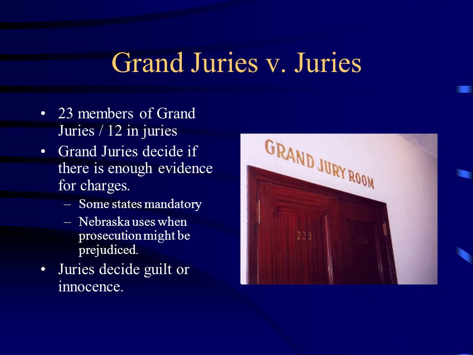 Grand Juries v.
