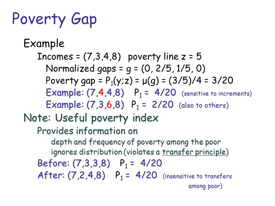 Session 11 Review Poverty - Introduction Space Identification Aggregation  Today Poverty measures Axioms. - ppt download