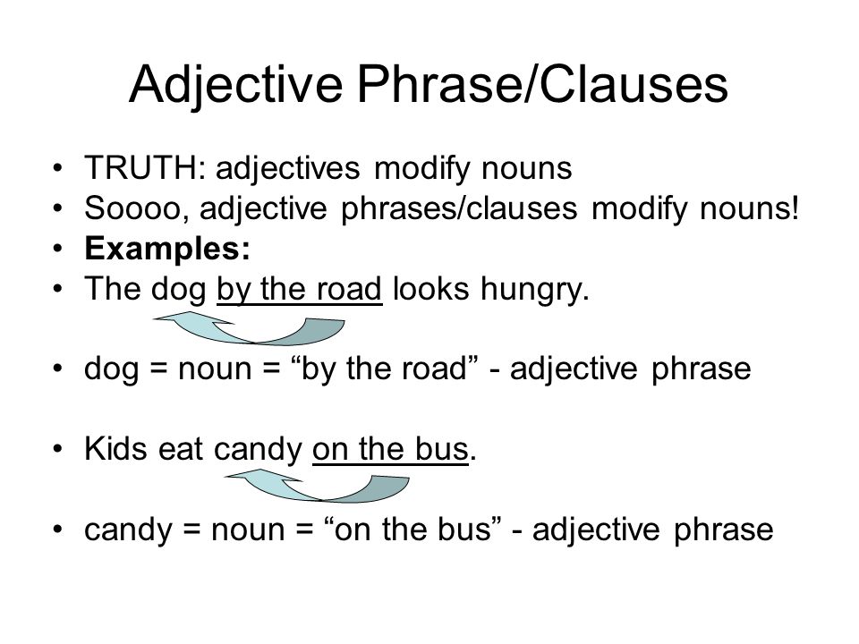 Adjective Phrase