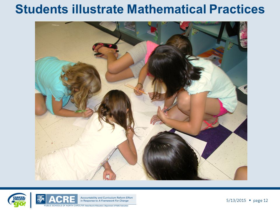 Students illustrate Mathematical Practices 5/13/2015 page 12