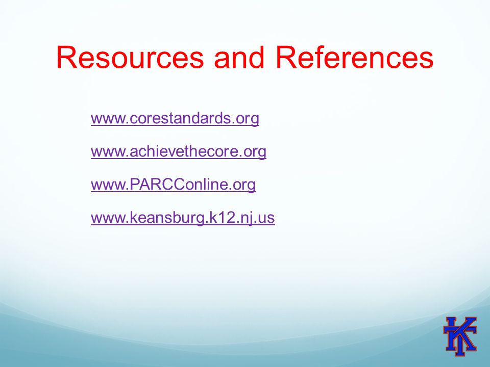Resources and References