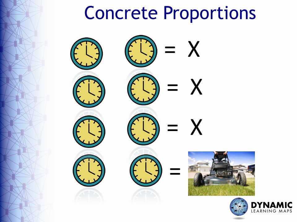 Concrete Proportions = = X