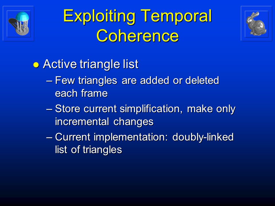 View-Dependent Simplification of Arbitrary Polygonal Environments David  Luebke. - ppt download