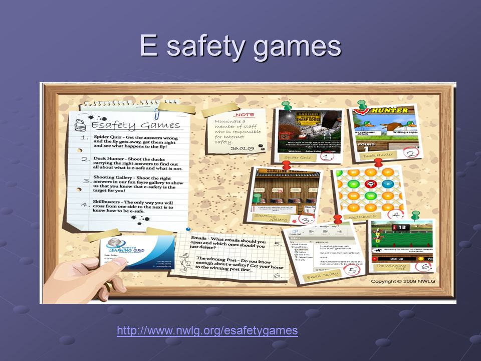E safety games