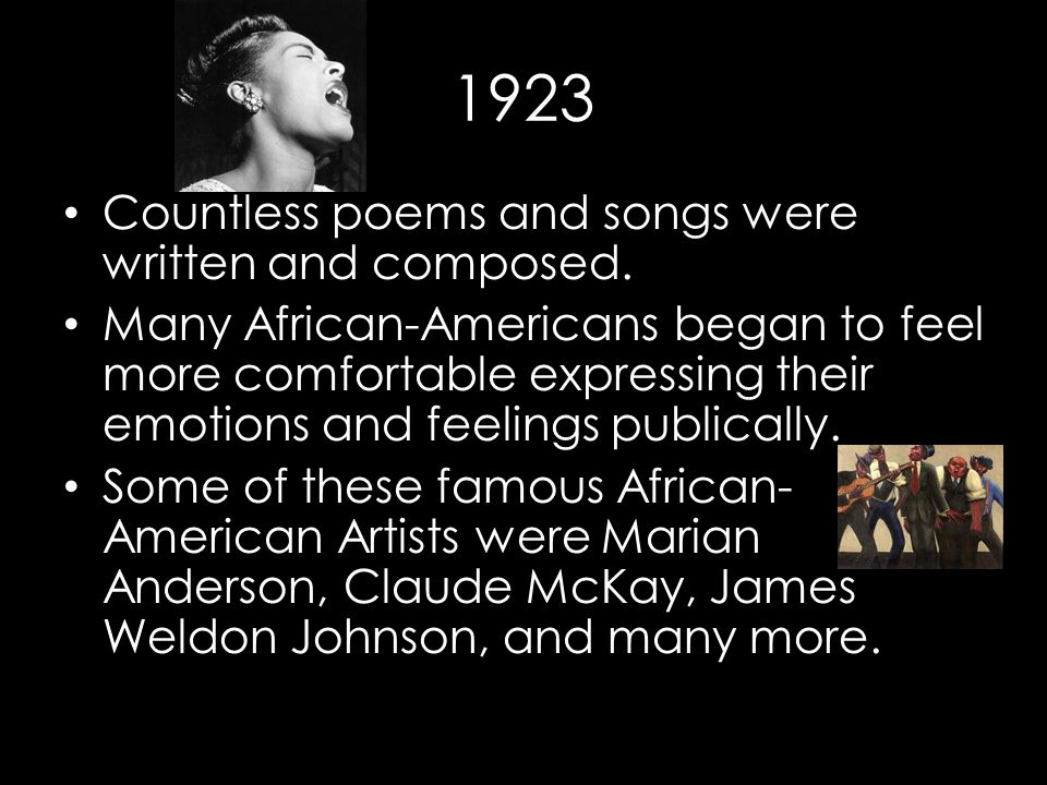 1923 Countless poems and songs were written and composed.
