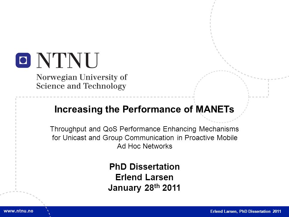 Phd thesis on ad hoc networks slides