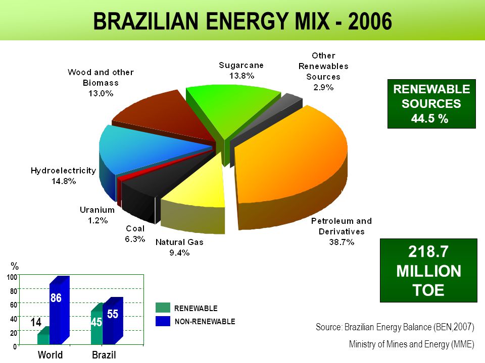 Marlon Arraes Coordinator - Renewable Fuels Department THE BRAZILIAN  EXPERIENCE WITH BIOFUELS Ministry of Mines and Energy ppt download