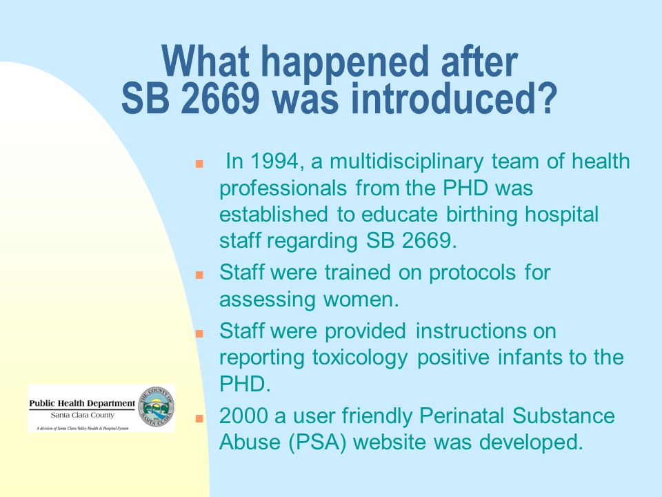 What happened after SB 2669 was introduced.