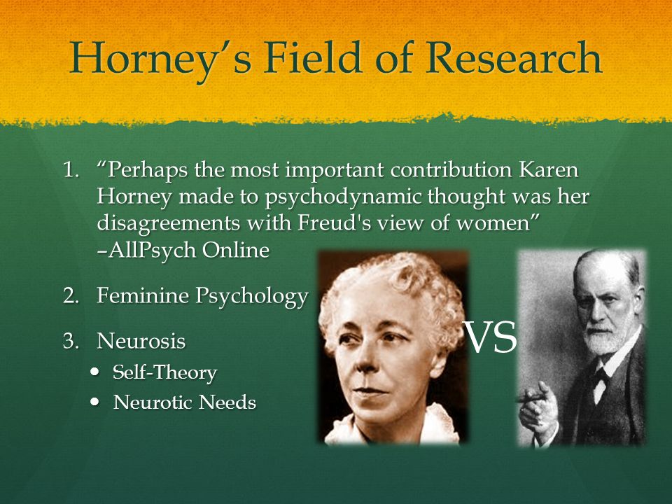 karen horney contributions psychology