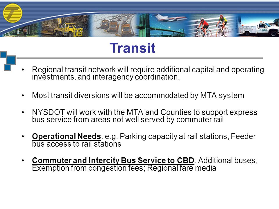 Regional transit network will require additional capital and operating investments, and interagency coordination.