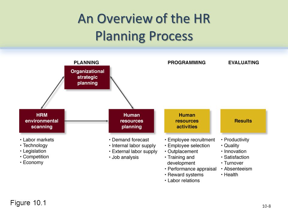 An Overview of the HR Planning Process 10-8 Figure 10.1