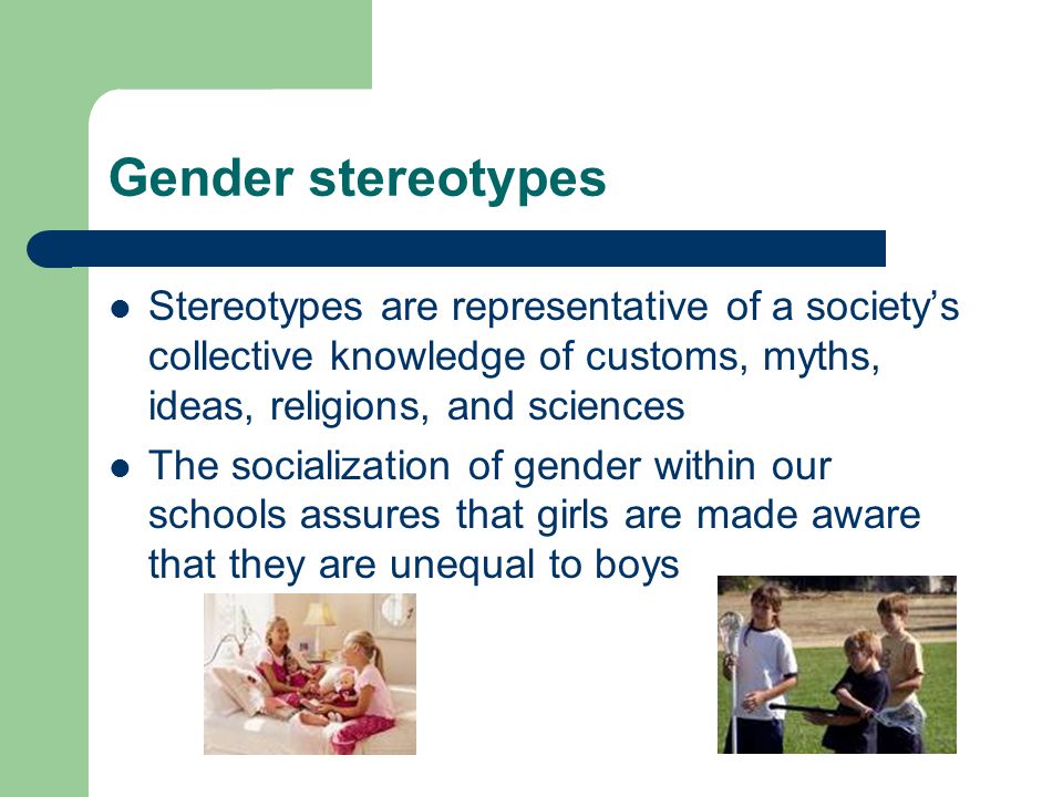 gender socialization in schools