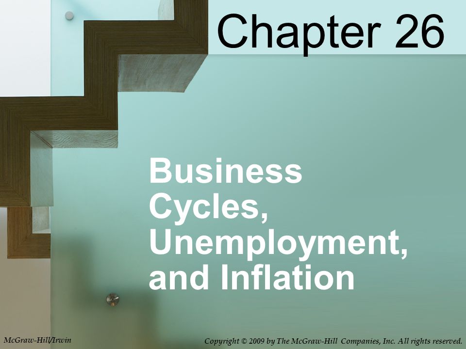 Business Cycles, Unemployment, and Inflation Chapter 26 McGraw-Hill/Irwin Copyright © 2009 by The McGraw-Hill Companies, Inc.
