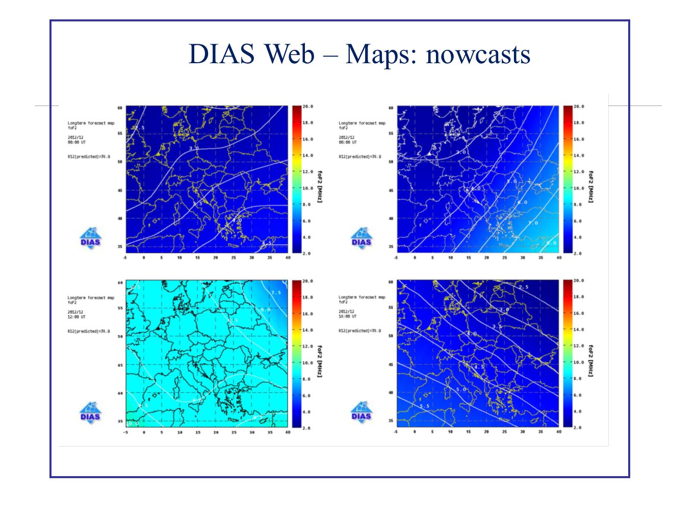 DIAS Web – Maps: nowcasts