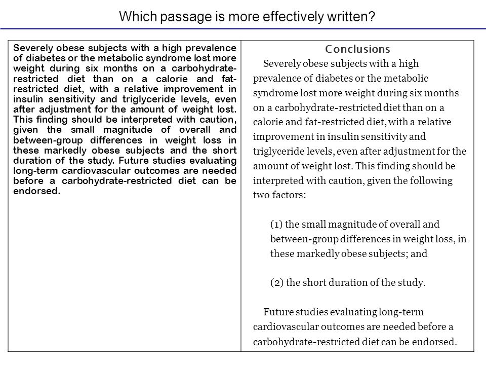 Which passage is more effectively written.
