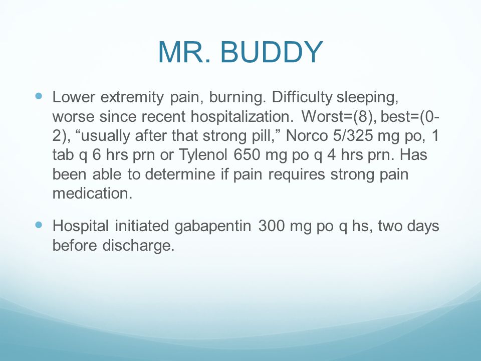 gabapentin before sleep