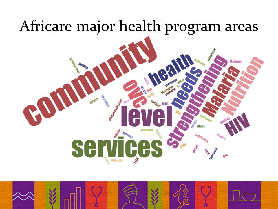 Africare major health program areas