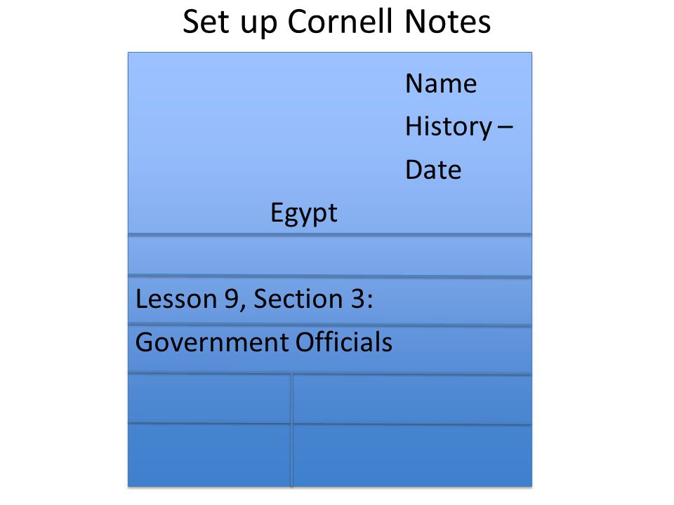 Take Out Cornell Notes Open Book To Page 94 Or TCI To