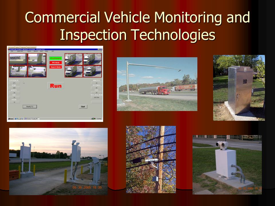 Commercial Vehicle Monitoring and Inspection Technologies