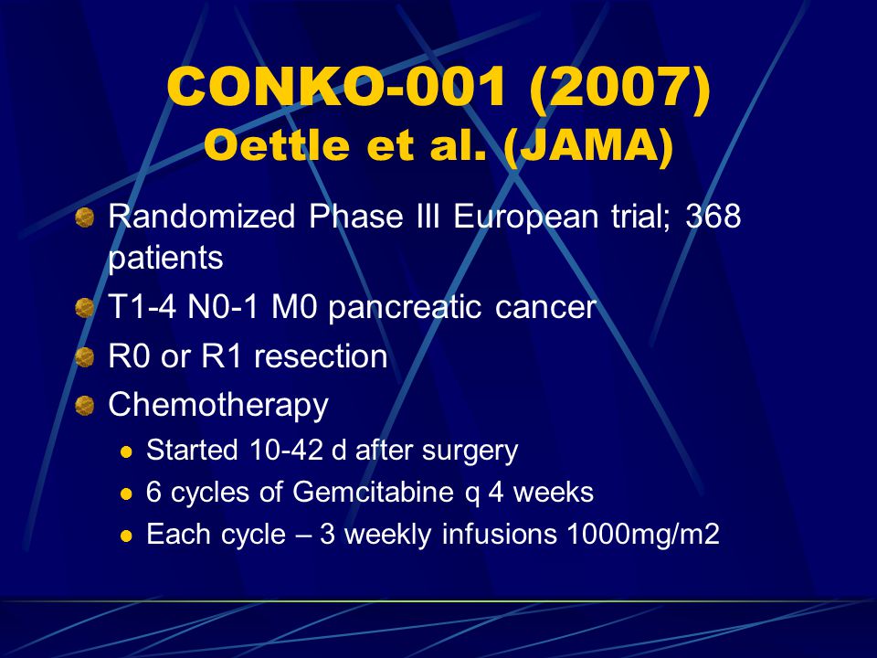 CONKO-001 (2007) Oettle et al.