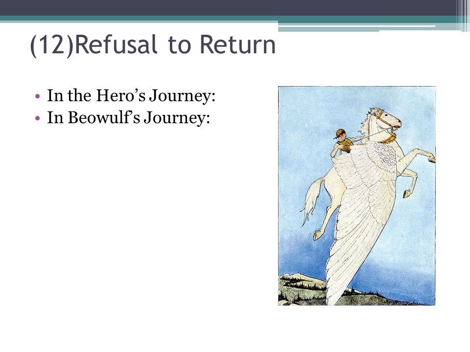 (12)Refusal to Return In the Hero’s Journey: In Beowulf’s Journey: