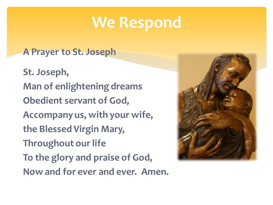 A Prayer to St. Joseph St.