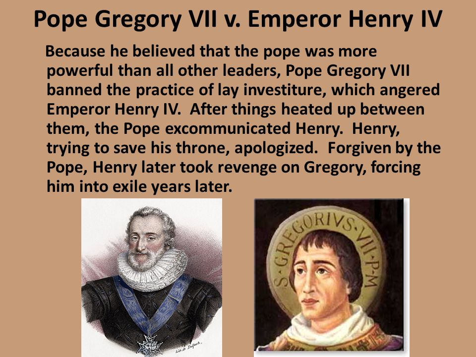 Pope Gregory VII v.