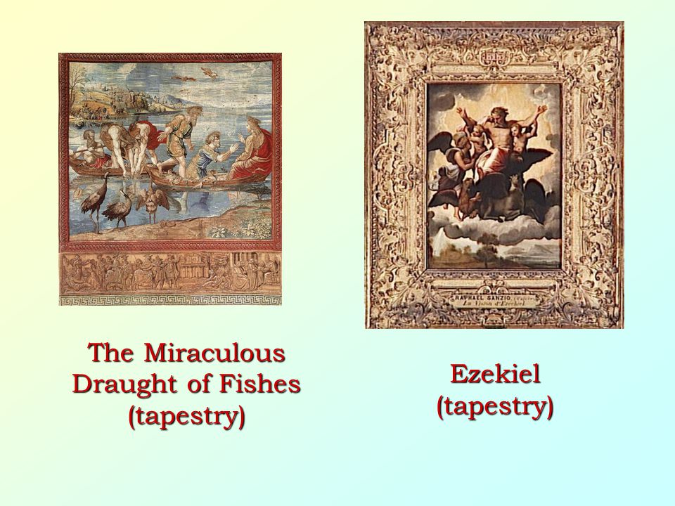 The Miraculous Draught of Fishes (tapestry) ‏ Ezekiel